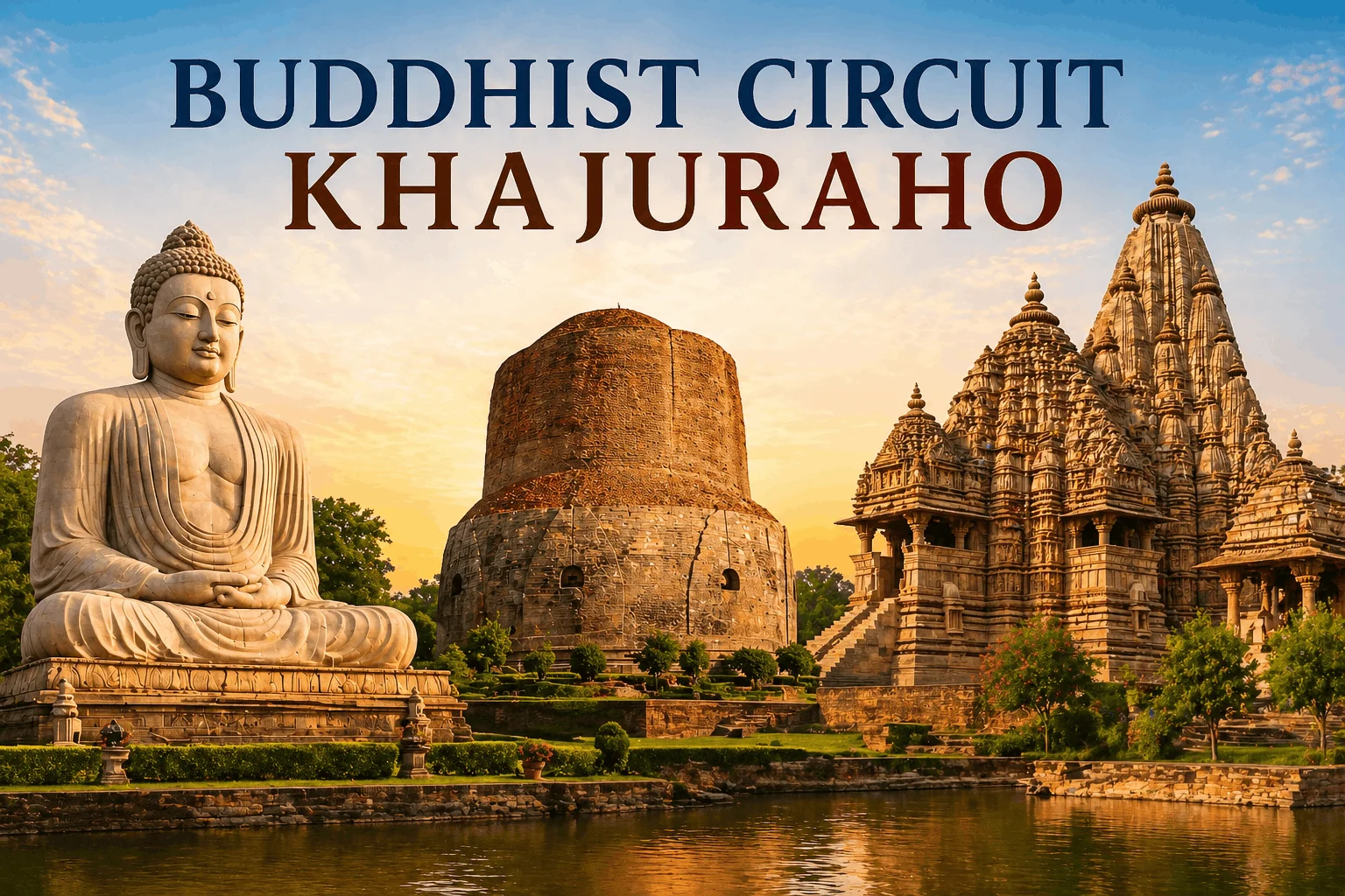 11N/12D Buddhist Circuit Khajuraho Golden Triangle Tours
