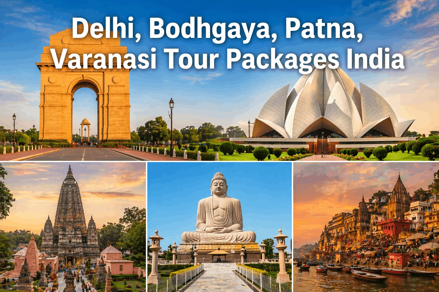07 Night 08 Days Delhi, Bodhgaya, Patna, Varanasi Tour Packages India