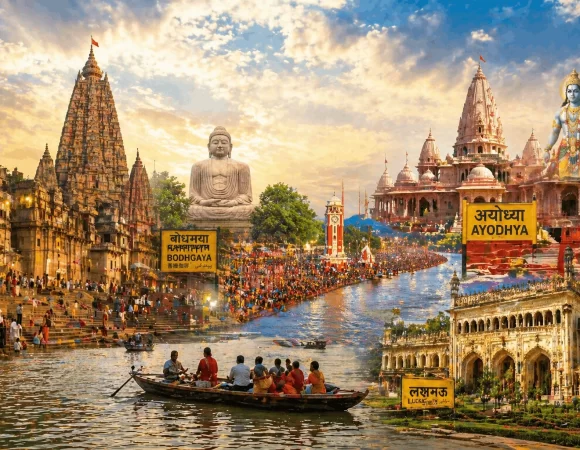 07 Night 8 Days Spiritual Tour: Varanasi,Bodhgaya,Prayagraj,Ayodhya,Lucknow