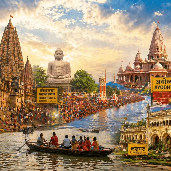 Spiritual Tour Varanasi,Bodhgaya,Prayagraj,Ayodhya,Lucknow