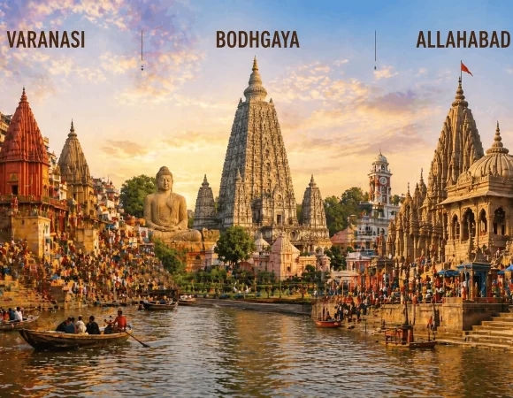 05N 06D Varanasi Bodhgaya Allahabad Temple Tour India