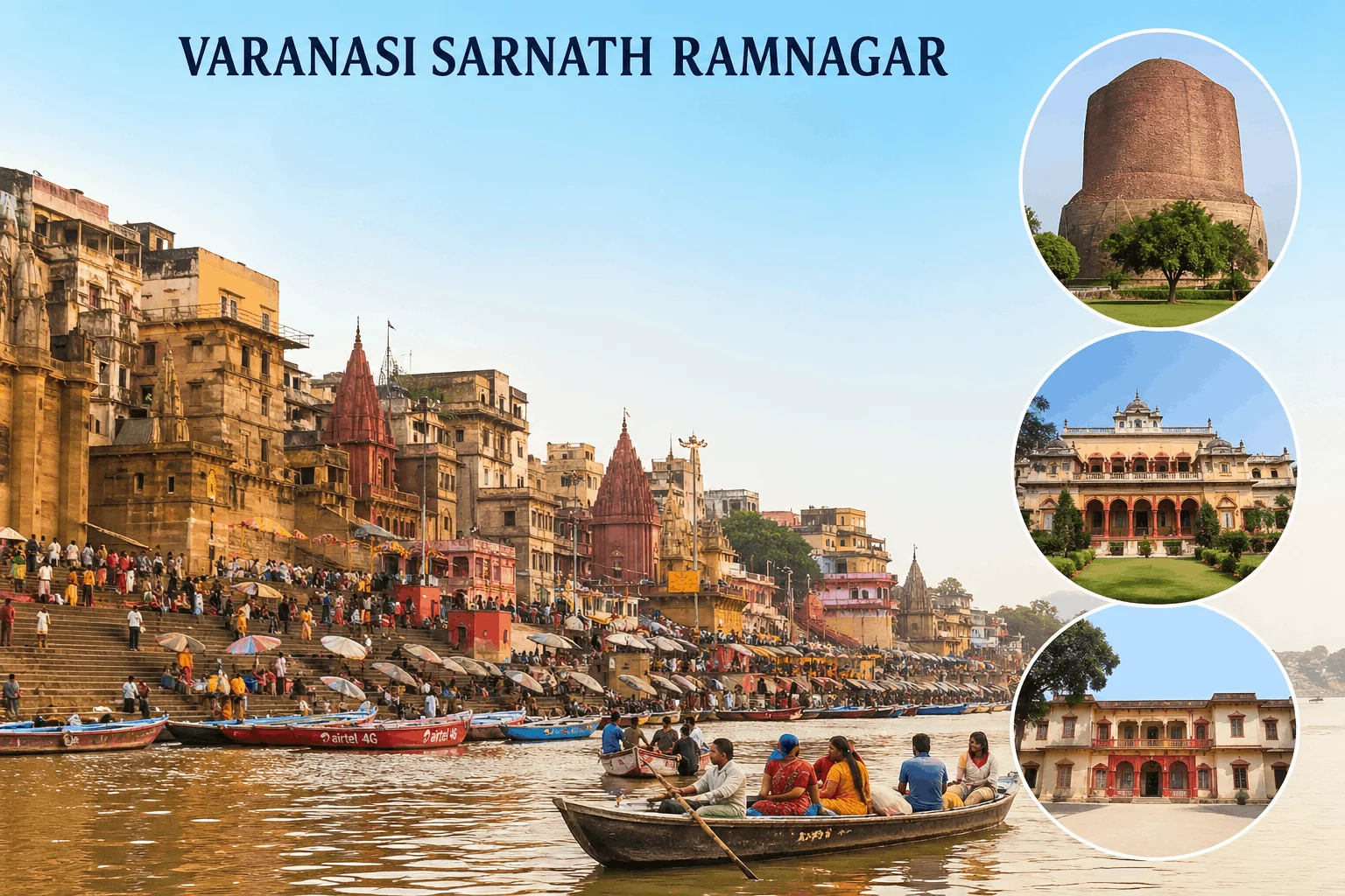 03 Night 04 Days Varanasi Sarnath Ramnagar Tour Packages India
