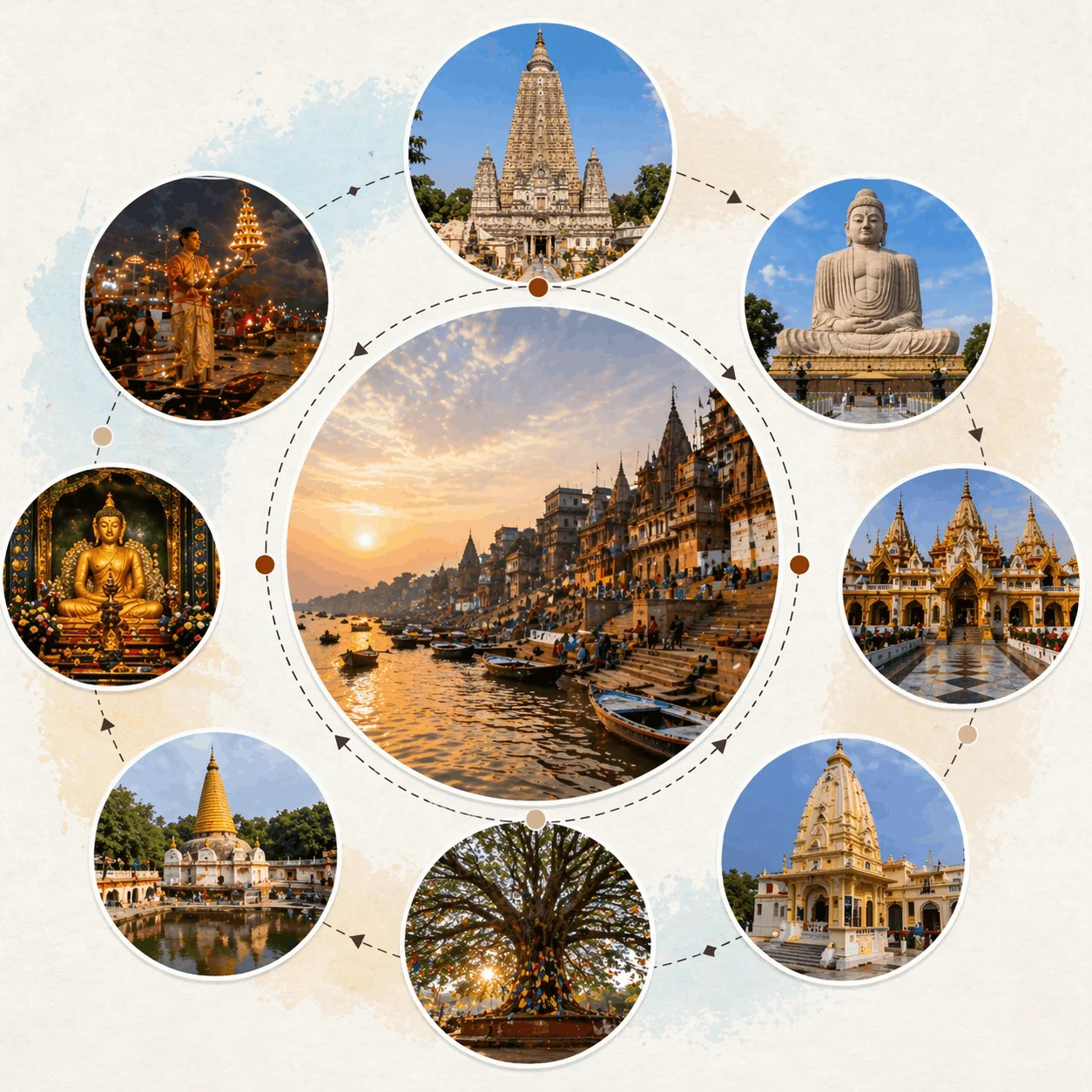 03 Night 04 Days Varanasi To Bodhgaya Gaya Temple Tour Packages India