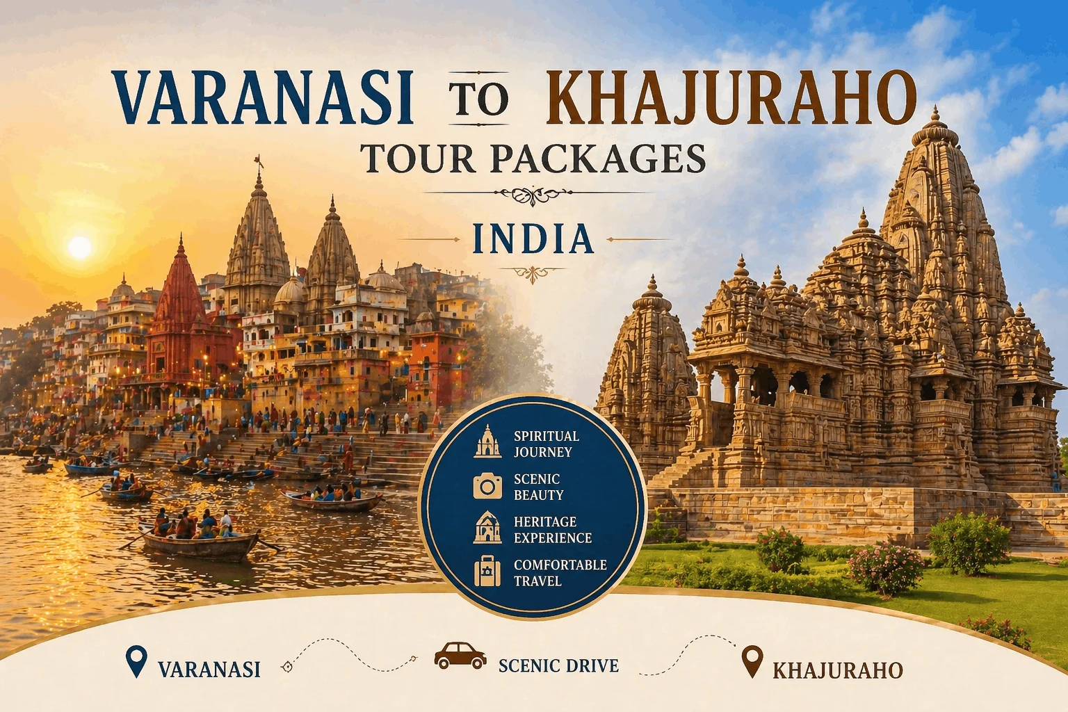 04 Night 05 Days Varanasi To Khajuraho Tour Packages India