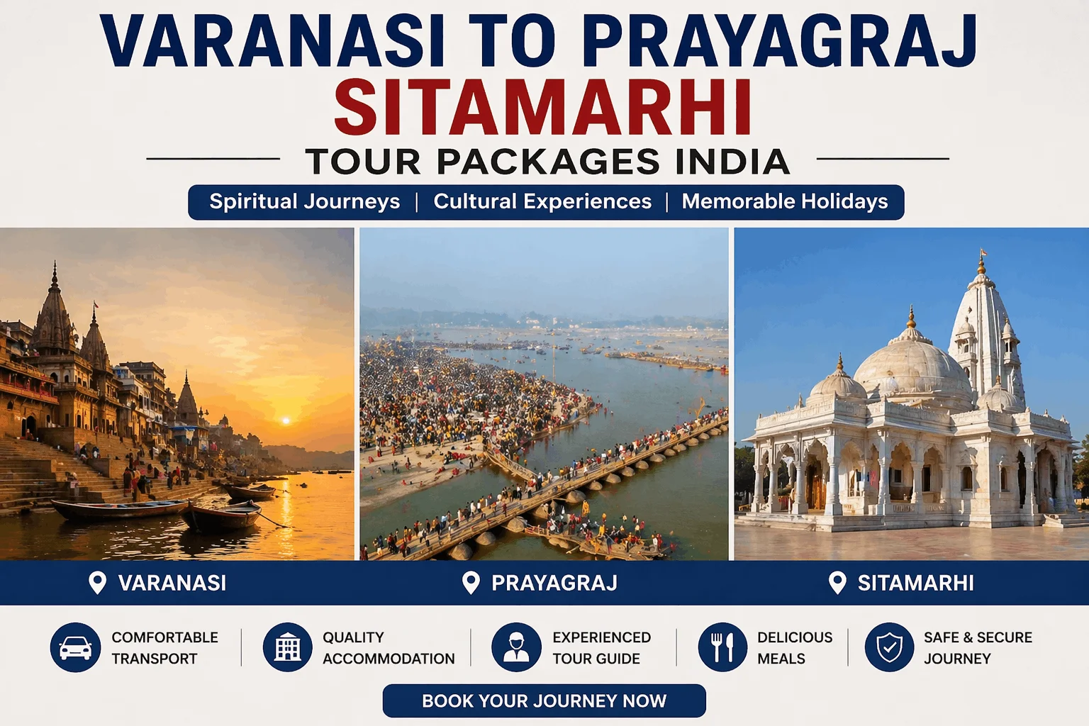 03 Night 04 Days Varanasi To Prayagraj Sitamarhi Tour Packages India