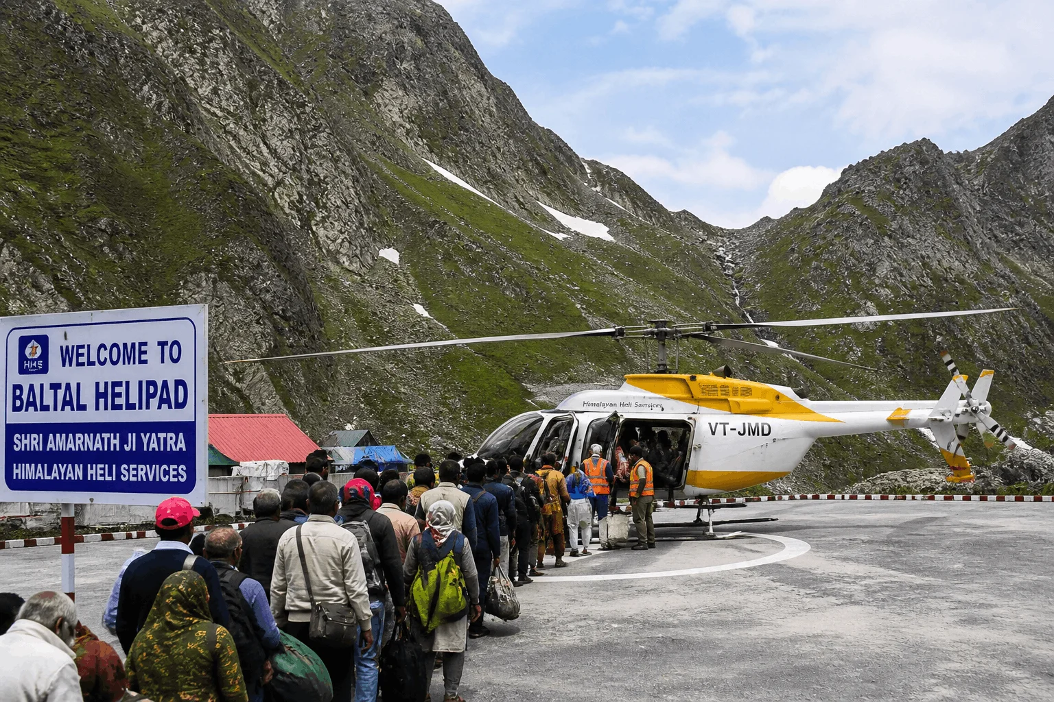 2 Nights 3 Days Amarnath Cave Temple Helicopter Yatra from Baltal