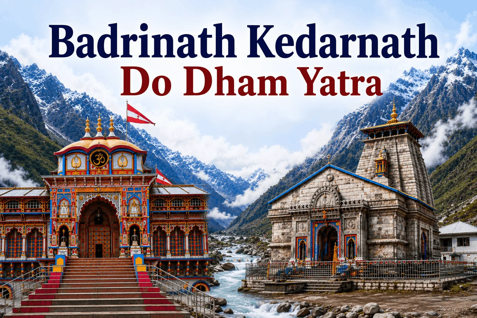 5 Nights 6 Days Badrinath Kedarnath Do Dham Yatra Tour Package from Haridwar