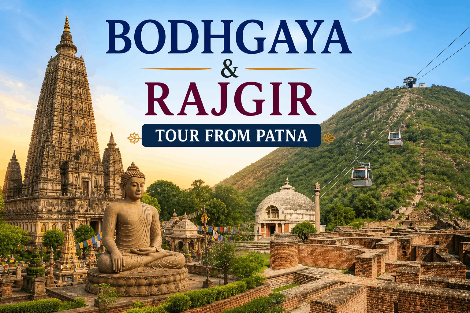 3 Nights 4 Days Bodhgaya & Rajgir Tour From Patna
