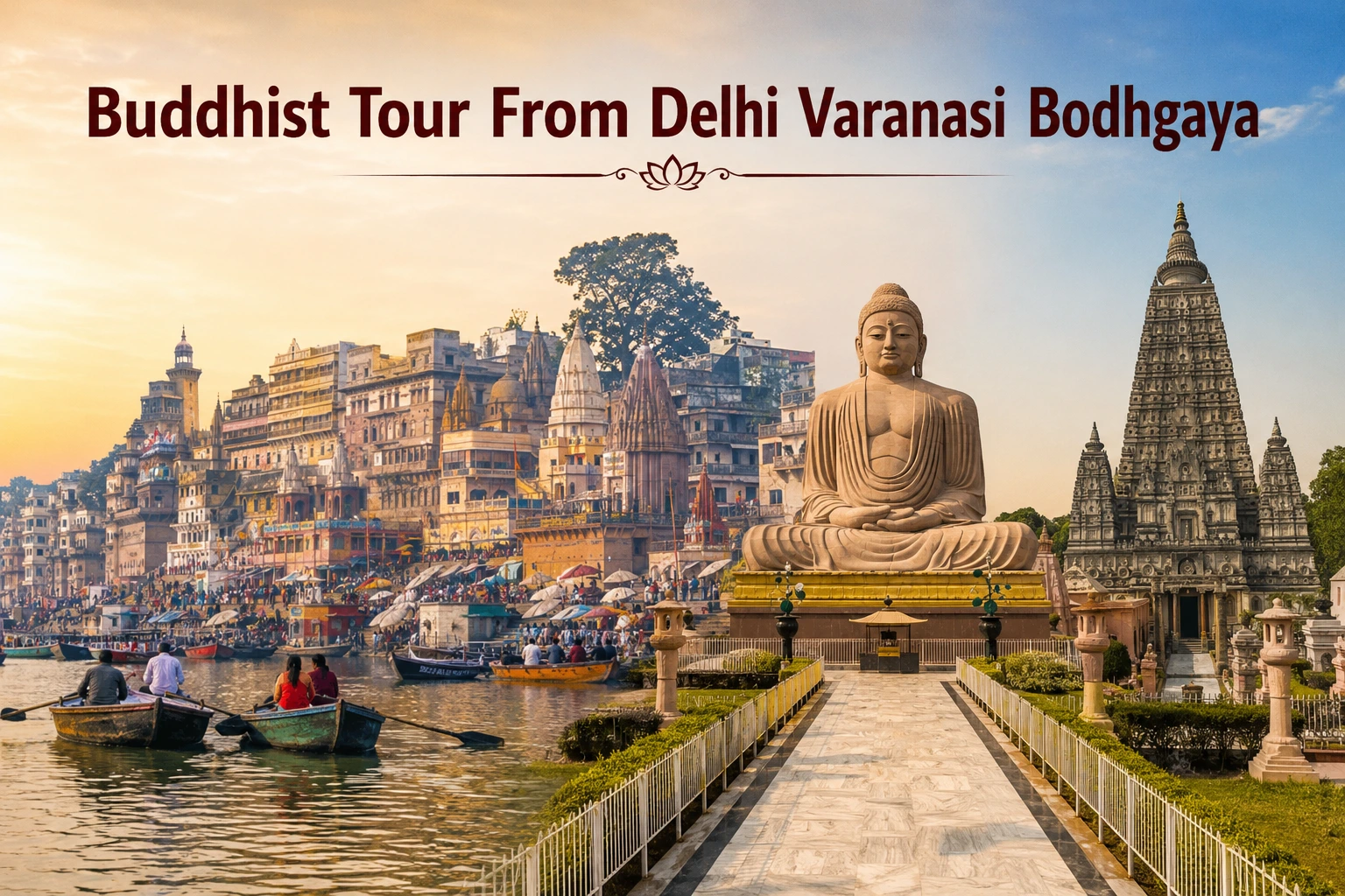 04 Night 05 Days Buddhist Tour From Delhi Varanasi Bodhgaya, India