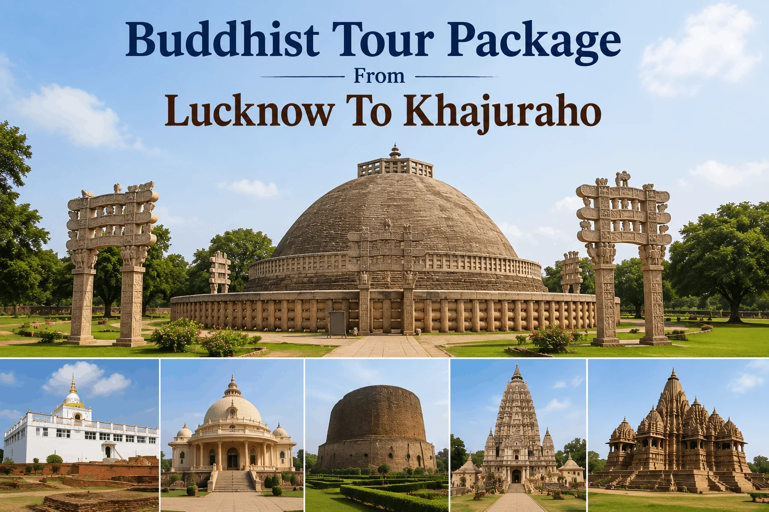 10N/11D Buddhist Tour Package From Lucknow To Khajuraho