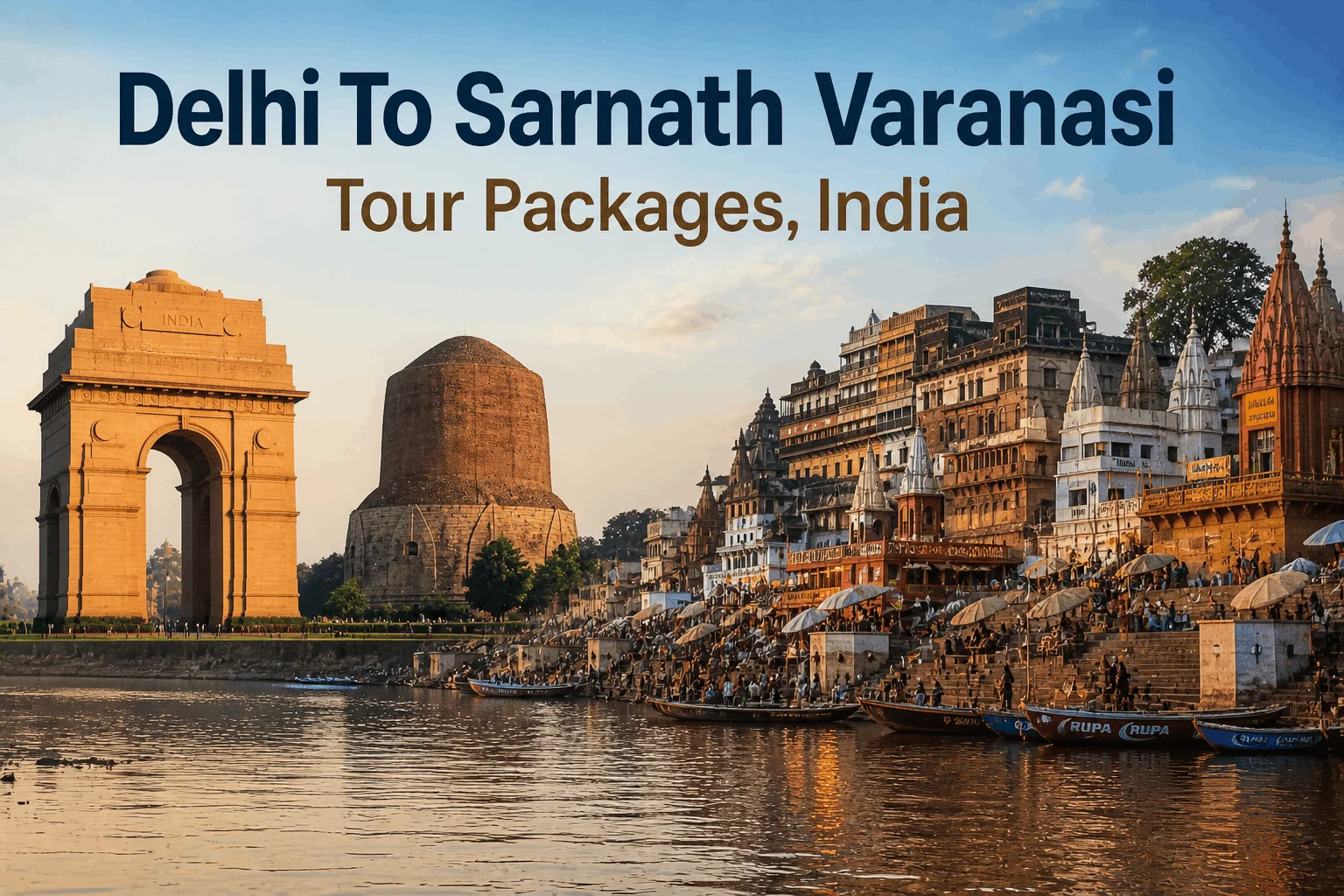 1 Night 2 Days Delhi to Varanasi & Sarnath Tour Package
