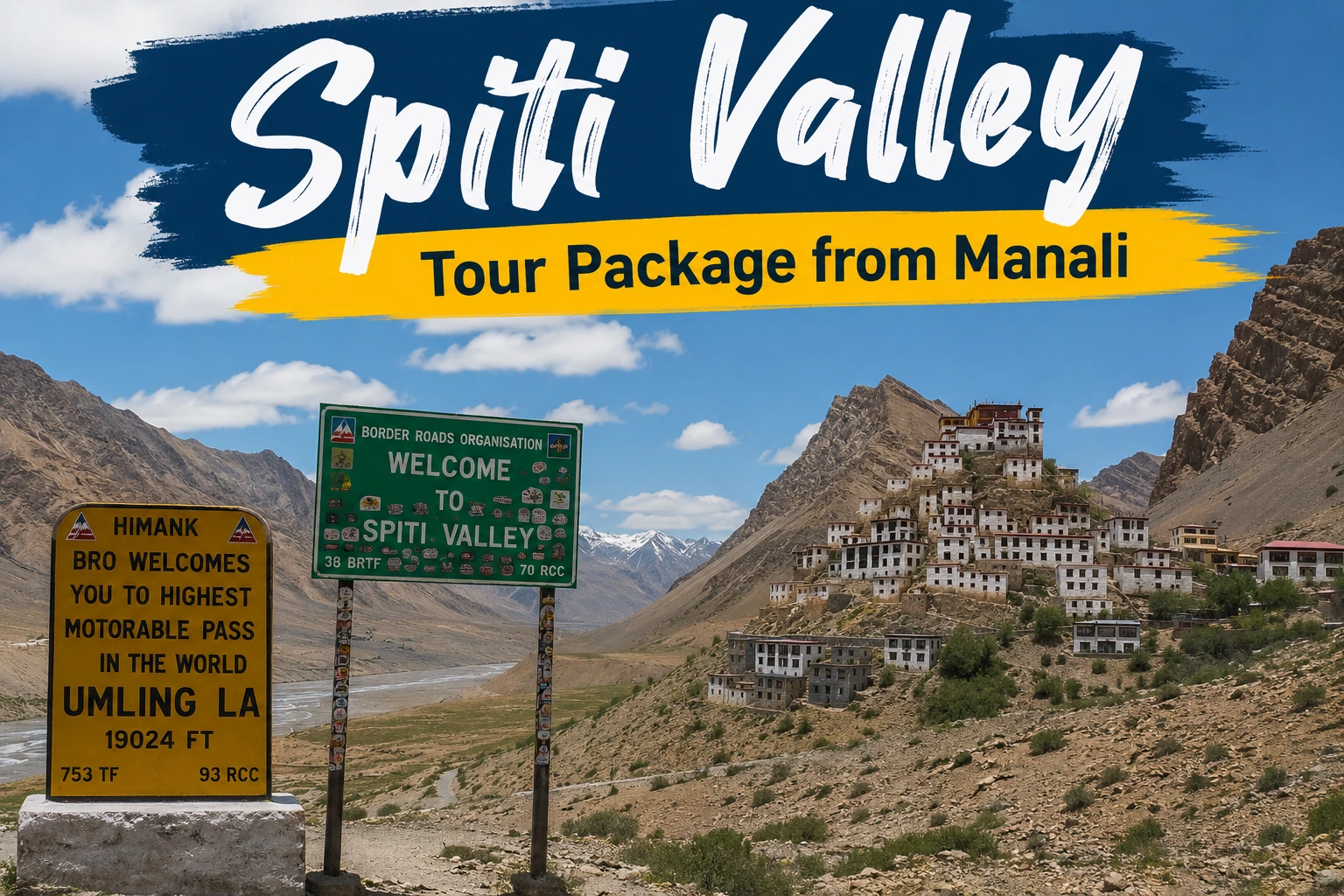 06 Night 07 Days Spiti Valley Tour Package from Manali