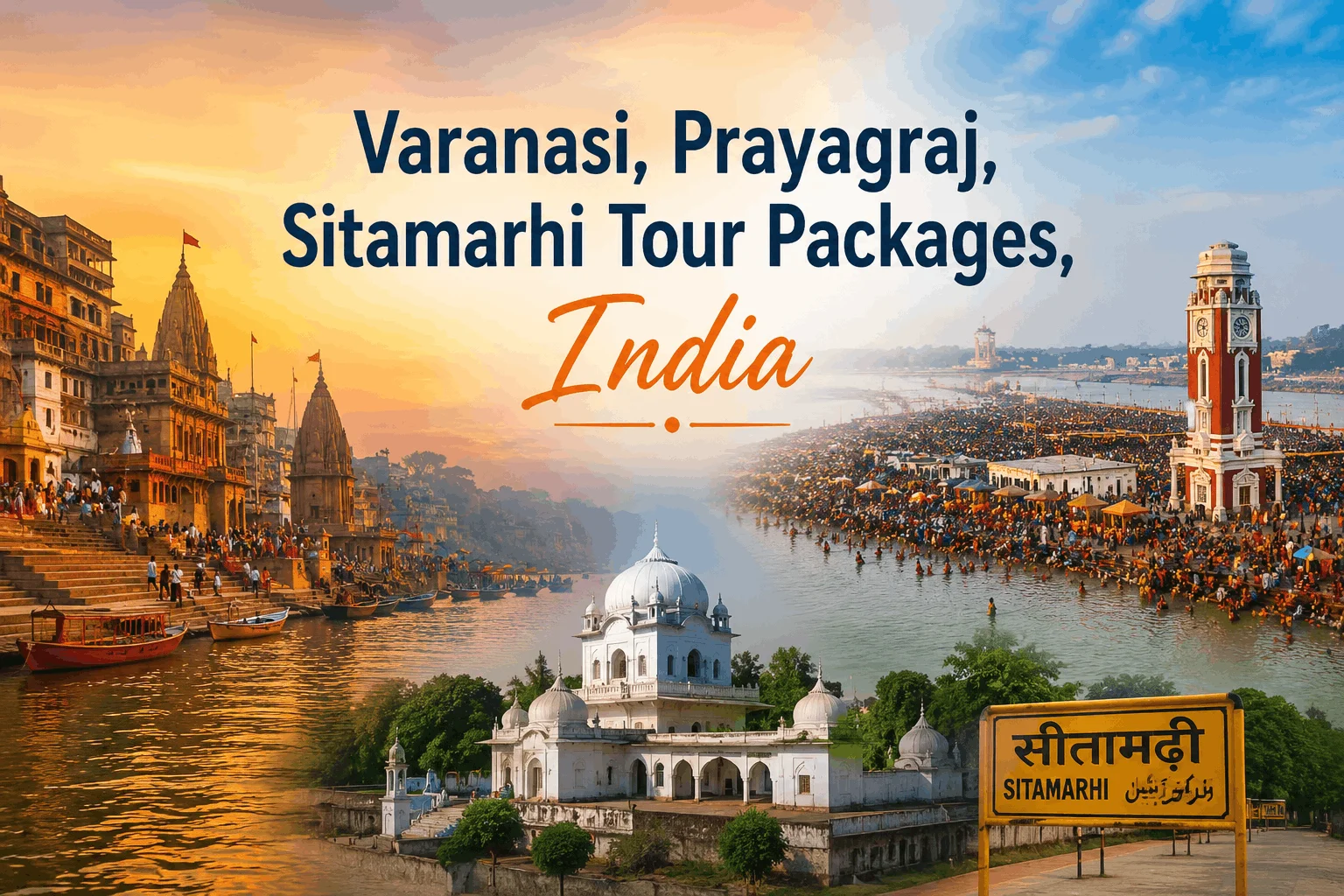 03 Night 04 Days Varanasi, Prayagraj, Sitamarhi Tour Packages, India